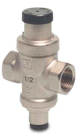 Messing Druckminderer Vernickelt 3/4" einstellbar,  Druckventil, Innengewinde